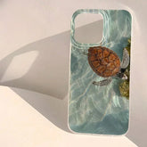 Turtle Seaside Pattern Phone Case for iPhone